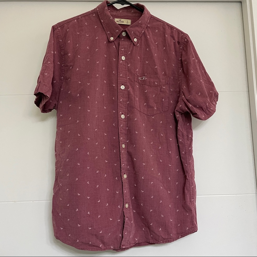 Hollister Short Sleeve Button Up